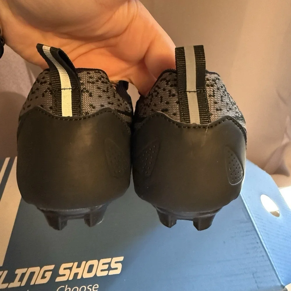 Cycling Shoes Kyedoo Black 3 Strap 7.5-8 Women - 6.5-7 Men US - 39 UK